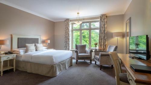 Krevet ili kreveti u jedinici u objektu Kilkenny River Court Hotel