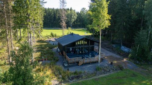 Naturlandskabet i nærheden af villaen