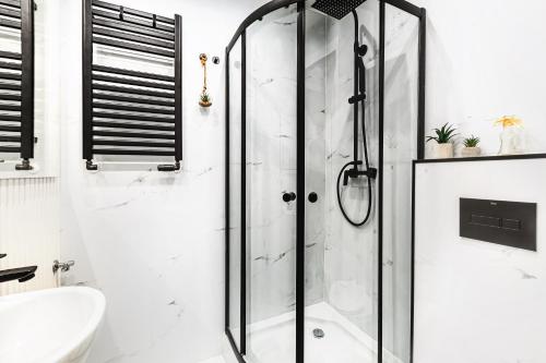 Bathroom sa Luksusowe apartamenty przy Rynku