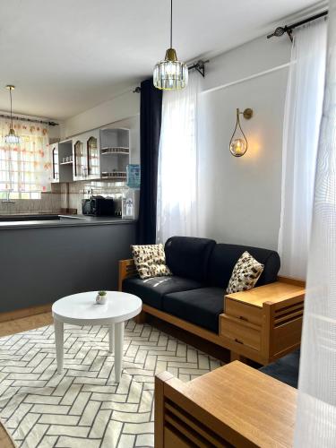 En sittgrupp på Luxury Loft Milimani - AC, WiFi, secure parking