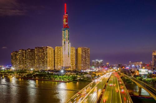 Linna Hồ Chí Minh üldine vaade või majutusasutusest Vinpearl Landmark 81, Autograph Collection pildistatud vaade