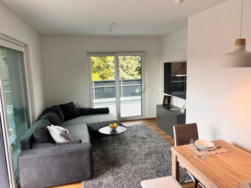 אזור ישיבה ב-Modernes City-Apartment - Top-Lage in Nürnberg