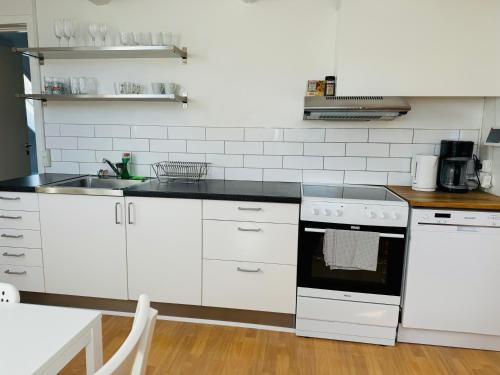 A cozinha ou cozinha compacta de Cozy 2-room Apartment