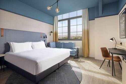 Krevet ili kreveti u jedinici u okviru objekta Hyatt Place Rouen - Rouen Centre