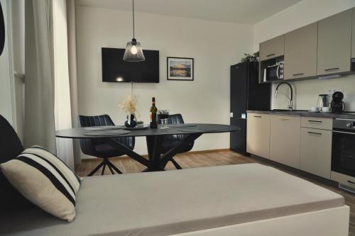 Кухня или мини-кухня в Morava apartmán 4 Uherské Hradiště Šafaříkova 855
