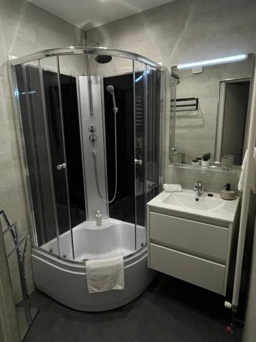 Un baño de Széchenyi Apartman Esztergom