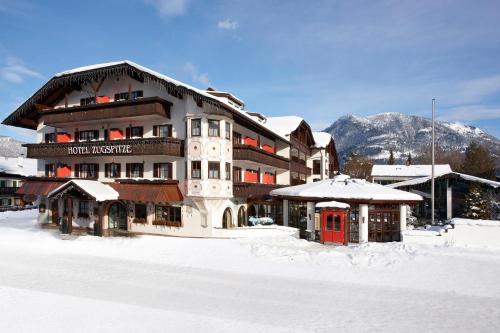 겨울의 Hotel Zugspitze