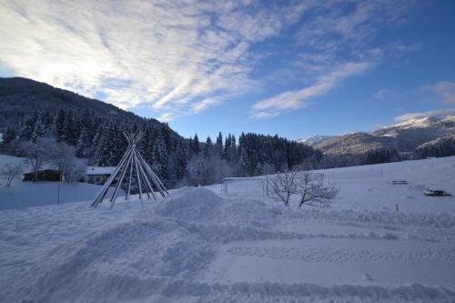 Jugendhotel Angerhof en invierno