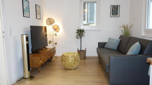 Atpūtas zona naktsmītnē Apartment Weberstrasse