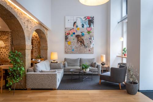 A seating area at Urbano FLH Hotels Lisboa