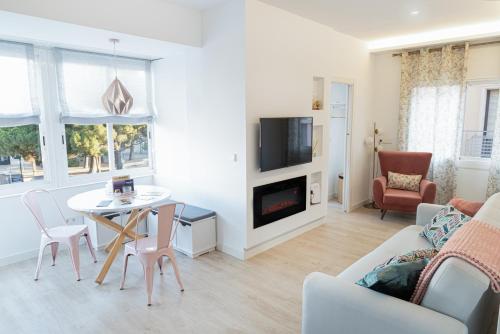 Un lugar para sentarse en Apartamento Figueres Plaza Cataluña