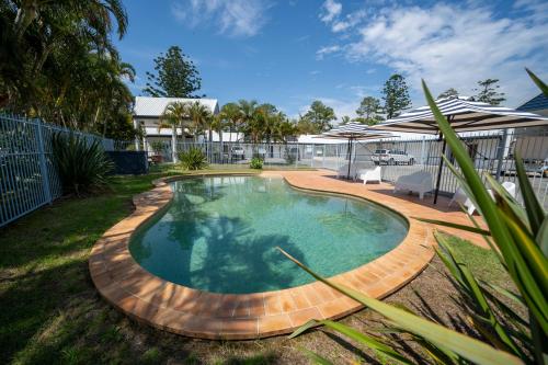 Hồ bơi trong/gần Woolgoolga Coast Motel