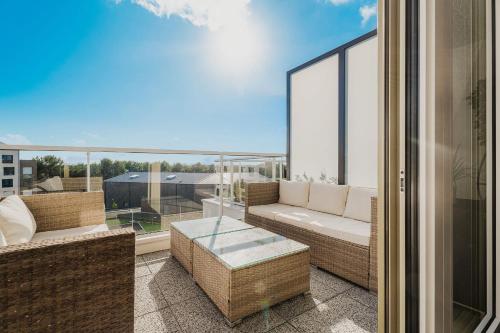 Balkon ili terasa u objektu Appartement saint malo