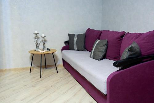 Zona d'estar a Apartament Vasilya Porika 48 Street Vinnitsya