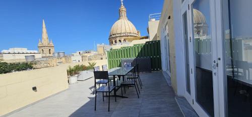 Μπαλκόνι ή βεράντα στο Penthouse Cathedral and Seaview Terrace