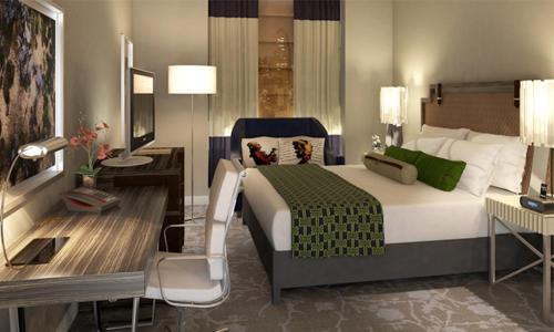 Cama ou camas em um quarto em Kimpton Hotel Palomar Philadelphia by IHG