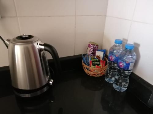 Coffee and tea making facilities at Full sea view Studio high floor