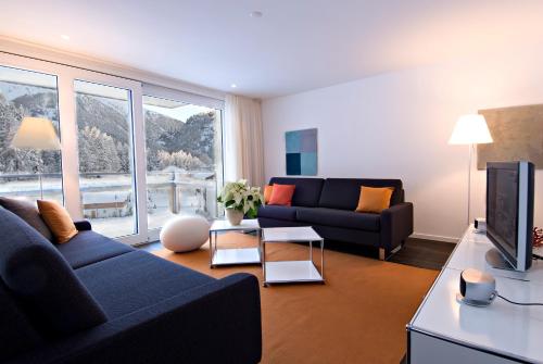 Zona d'estar a Chalet Altesse - Premium Apartments