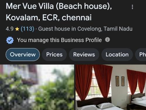 Fotografija v galeriji nastanitve Mer Vue Villa, Kovalam, ECR, Chennai v mestu Chennai