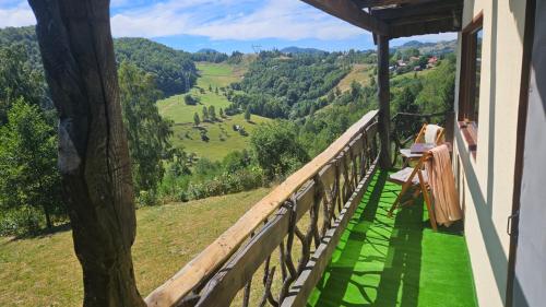 Un paisaje natural cerca del complejo de cabañas