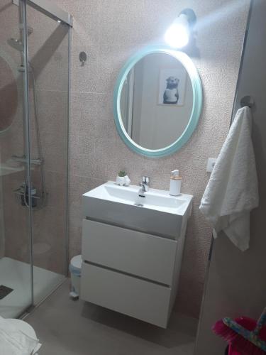 Kamar mandi di Apartamento En Camino - Milladoiro