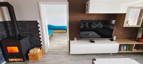 Televisor o centre d'entreteniment de Apartmán na náměstí