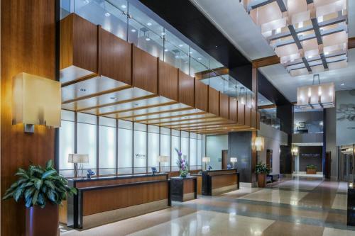 The lobby or reception area at The Westin Jersey City Newport