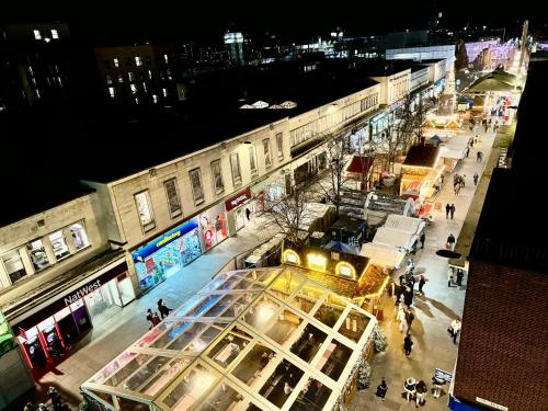 Splošen razgled na mesto Southampton oz. razgled na mesto, ki ga ponuja aparthotel