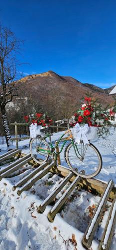 Rifugio Fornas durante o inverno