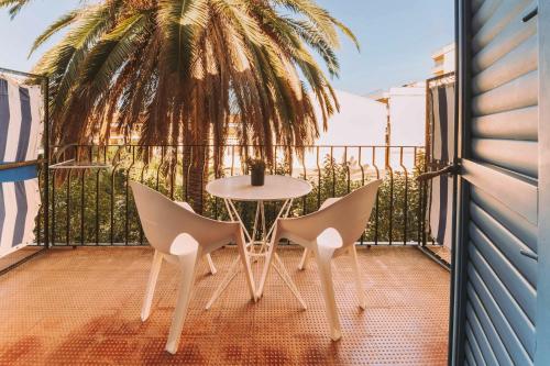 Uma varanda ou terraço em Hotel Bell Repos