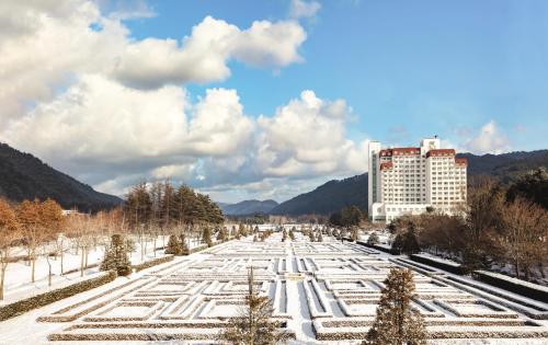 Bergsutsikt från hotellet