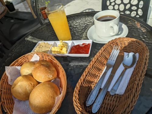 Eten bij of ergens in de buurt van het hostel

