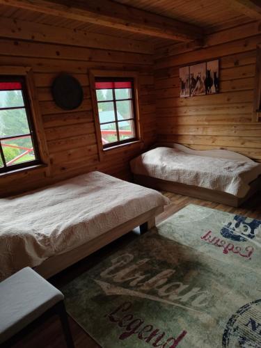 Letto o letti in una camera di Lake House Villa pas Eugenija