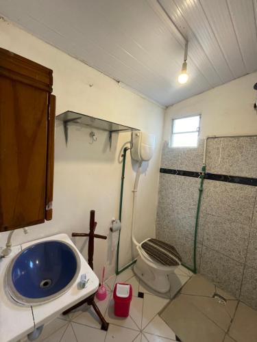 Hostal EYO en Chuy tesisinde bir banyo