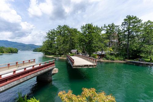 Naturlandskap nära ryokan