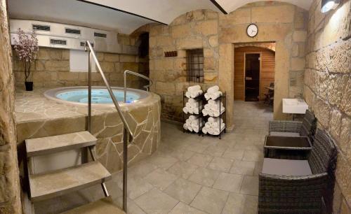 A bathroom at Resort Mezná