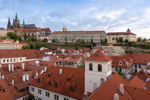 General view ng Prague o city view na kinunan mula sa hotel