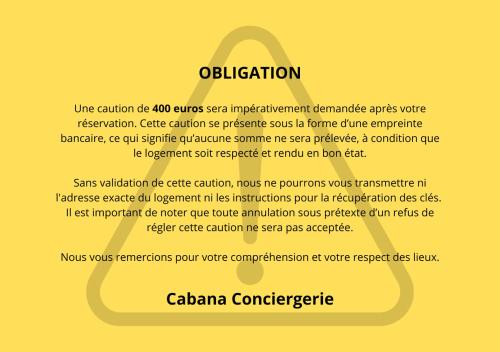 un gabarit de reprise jaune avec un coupon de ligne dans l'établissement Cabana & Au Coeur du Village, à Talloires