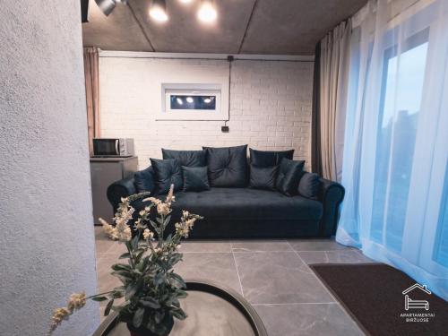 Гостиная зона в Apartamentai Biržuose, cozy garage