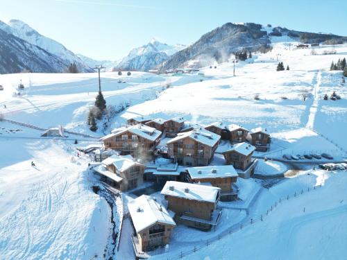 Chalet Village Zaglgut - Wellness - Panoramic View, Ski-in Ski-out to Kitzsteinhorn talvella