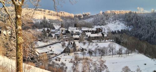 Landhaus Gnacke през зимата