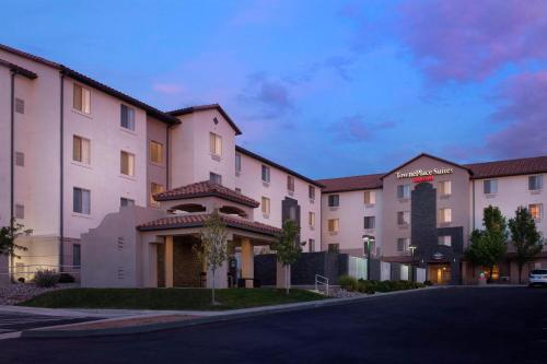 a rendering of the front of a hotel at TownePlace Suites by Marriott Albuquerque Airport in Albuquerque