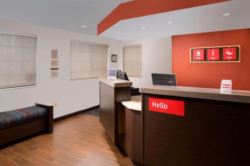 an office with a halo sign on the wall at TownePlace Suites by Marriott Albuquerque Airport in Albuquerque