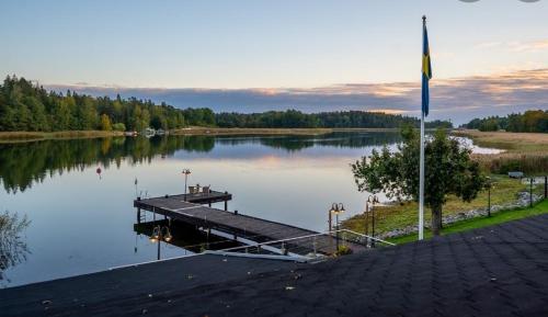 Naturlandskap nära villan