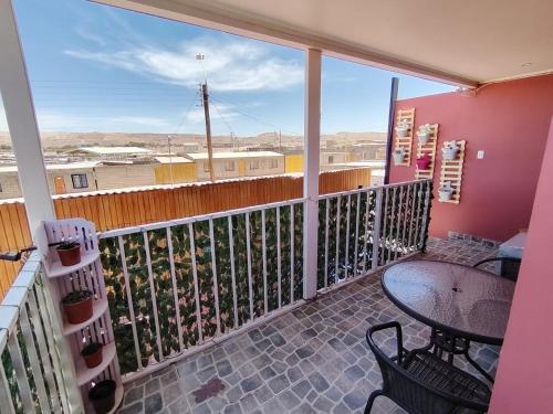 Hostal el hermanito tesisinde bir balkon veya teras