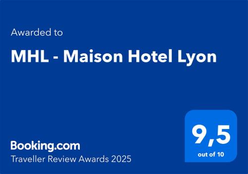 una schermata dello schermo di accesso dell'hotel di Miami Mission di MHL - Maison Hotel Lyon a Lione