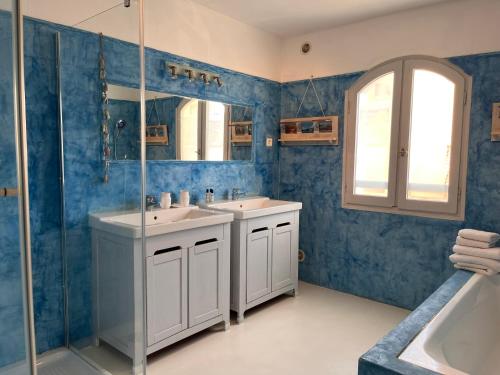 Un baño de Les galets bleus de Calvi