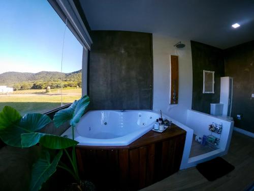 A bathroom at Naturaleza y tranquilidad