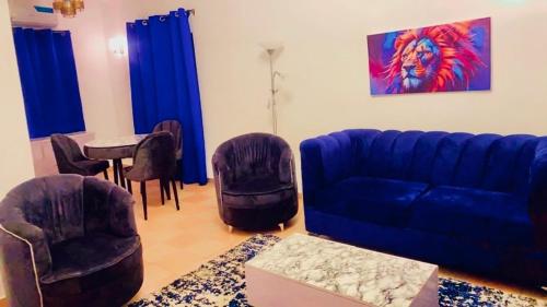 Area tempat duduk di Apartment Diamant