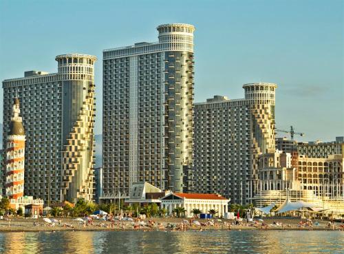 A general view of Batumi or a view of the city taken from Az apartmant